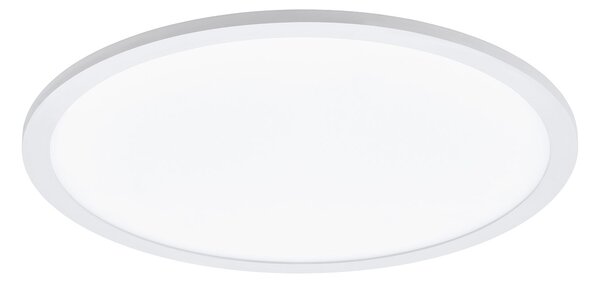 Plafoniera Moderna Sarsina-A Alluminio Bianco Luce Led Integrato 21,5W