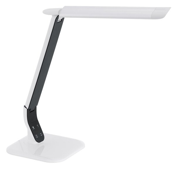 Lampada Da Tavolo Moderna Sellano Policarbonato Bianco Luce Led Integrato 4W