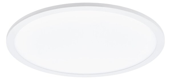 Plafoniera Moderna Sarsina Alluminio Bianco Luce Led Integrato 28W