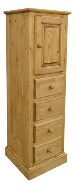 Bonnetiere 1 anta e 4 cassetti - LM-T12