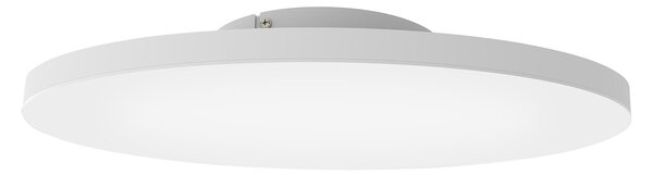Plafoniera Moderna Turcona-Z Acciaio Bianco Luce Led Integrato 34,2W