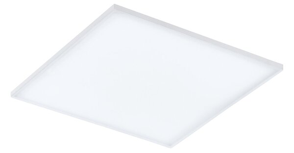 Plafoniera Moderna Turcona Acciaio Bianco Luce Led Integrato 33W