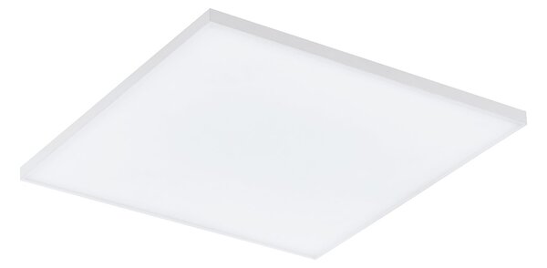 Plafoniera Moderna Turcona-Cct Alluminio Bianco Luce Led Integrato 21,6W