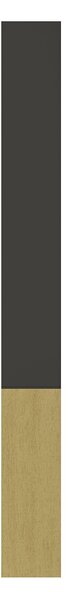 Applique Contemporanea Tudons Alluminio Nero 1 Luce Led Integrato 12W