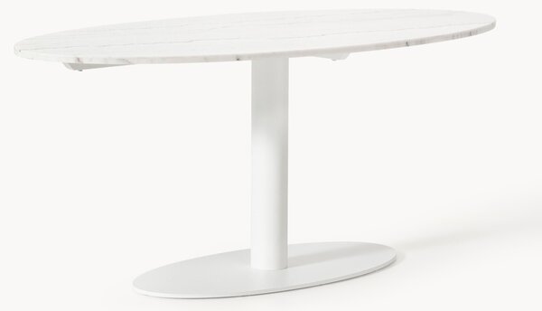 Tavolo ovale in marmo Miley, 180 x 90 cm