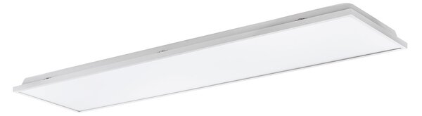 Plafoniera Contemporanea Urtebieta Acciaio Bianco Luce Led Integrato 32W