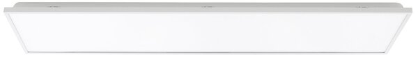 Plafoniera Contemporanea Urtebieta Acciaio Bianco Luce Led Integrato 32W