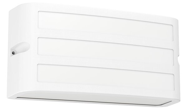 Applique Esterno Contemporanea Camarda Alluminio E Policarbonato Bianco Led
