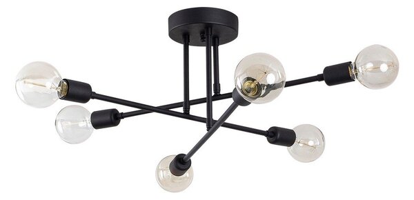 Plafoniera nera 64x64 cm Flower – Opviq lights