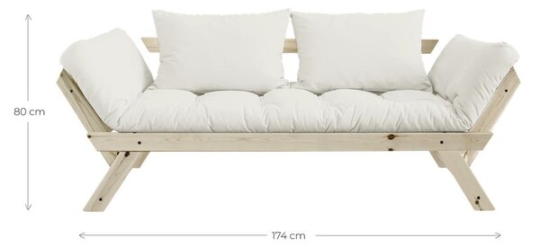 Divano variabile Naturale Chiaro/Bordeaux Bebop - Karup Design