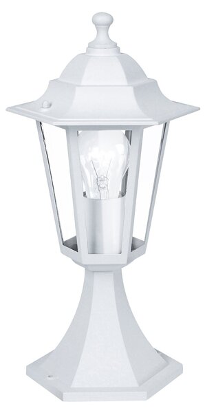 Lampione Per Esterno Classico Laterna 5 Alluminio Bianco 1 Luce E27