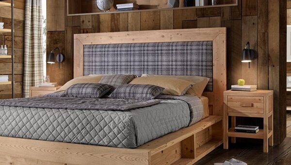 Letto 4 vani e testata imbottita - LM-3300+3307/A