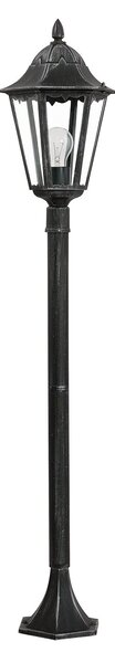 Lampione Esterno Classico Navedo Alluminio Nero 1 Luce E27