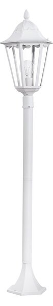 Lampione Esterno Classico Navedo Alluminio Bianco 1 Luce E27