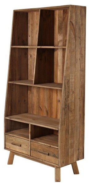 Libreria 3 ripiani e 2 cassetti - LM-NEB-BIB7N