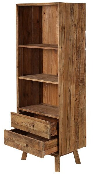 Libreria 2 ripiani e 2 cassetti - LM-NEB-BIB3N