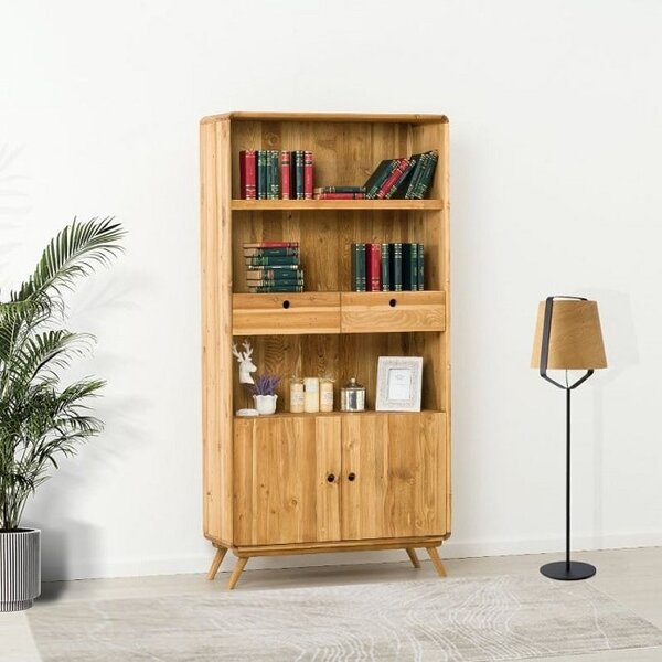 Libreria 2 ante 2 cassetti e 3 vani - LM-CA06