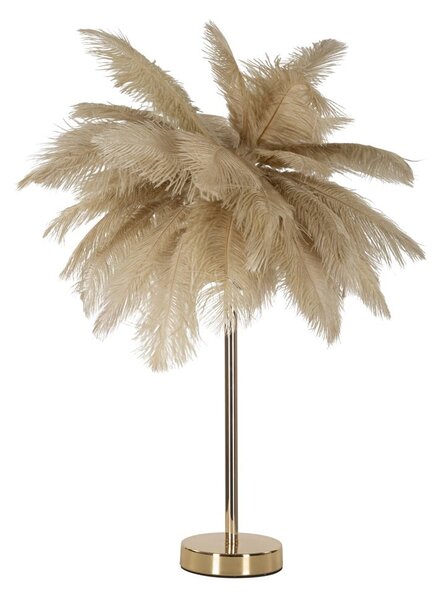 Lampada da tavolo color oro (altezza 55 cm) Palm - Mauro Ferretti