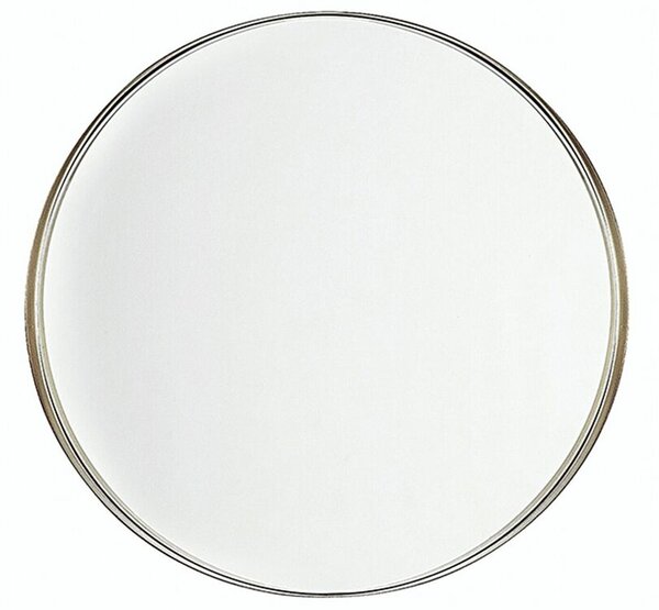 Specchio da Parete Ottone 40 cm Minimalista a Forma di Sole Cornice Decorativa Beliani