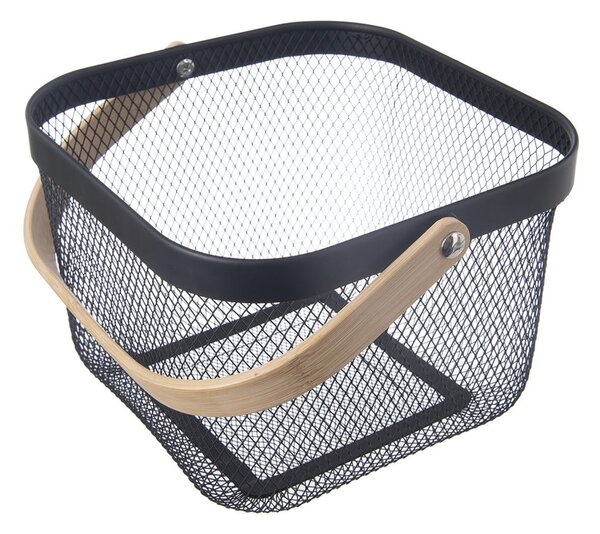Cesto con filo metallico in metallo 24,5x24,5x30 cm Radka – Orion