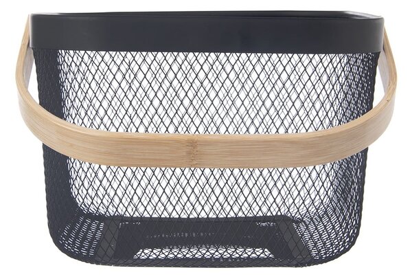 Cesto con filo metallico in metallo 24,5x24,5x30 cm Radka – Orion