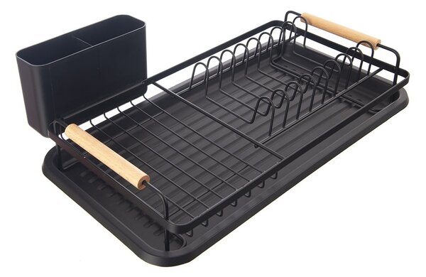 Scolapiatti nero in metallo 43x23,5 cm Radka – Orion