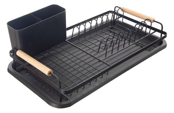 Scolapiatti nero in metallo 43x23,5 cm Radka – Orion