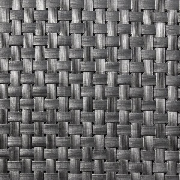 Tavolino da esterno grigio in rattan 56x56 cm - Juinsa