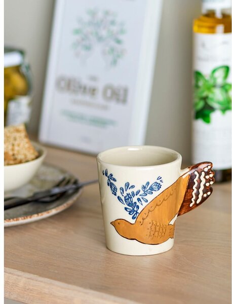 Tazza in gres crema 260 ml Hezha - Bloomingville