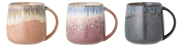 Tazze in set in gres 3 pz 460 ml Cloe – Bloomingville