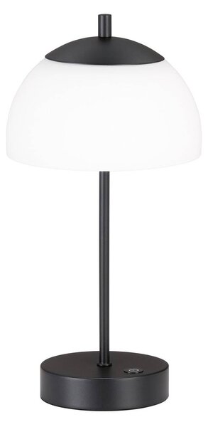 FH Lighting Lampada da tavolo LED Riva, nera, CCT, dimmerabile, altezza 35cm