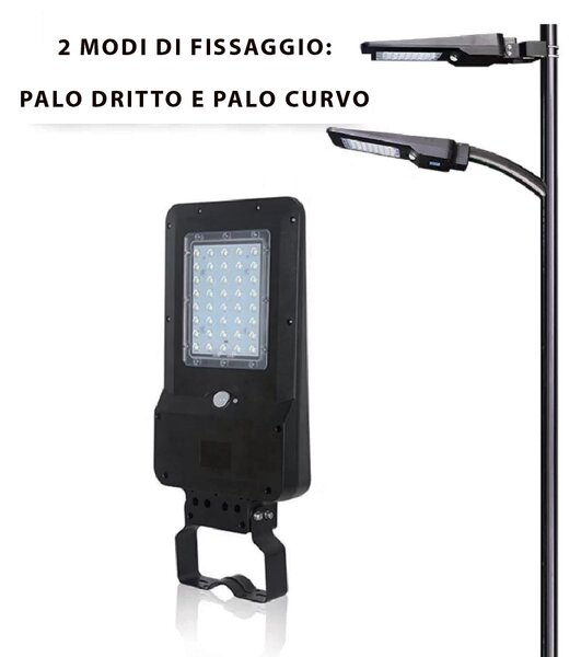 Lampione ad energia solare 1900 Lumen