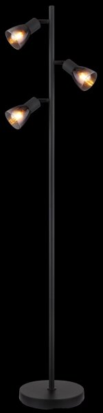 Globo 54312-3S - Lampada con piedistallo SATELLA 3xE14/25W/230V nero