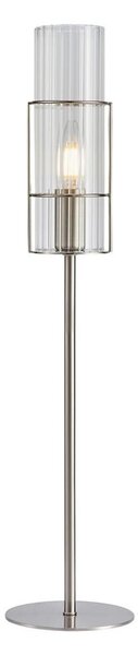 Markslöjd 108558 - Lampada da tavolo TUBO 1xE14/40W/230V 65 cm cromo lucido/clear