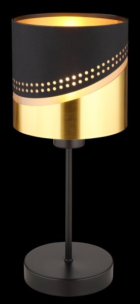 Globo 54046T - Lampada da tavolo OR 1xE27/40W/230V diametro 16 cm nero/oro