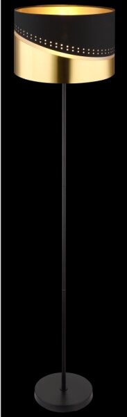Globo 54046S - Lampada con piedistallo OR 1xE27/60W/230V diametro 35 cm nero/oro