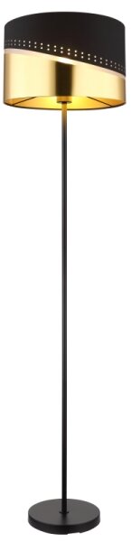 Globo 54046S - Lampada con piedistallo OR 1xE27/60W/230V diametro 35 cm nero/oro