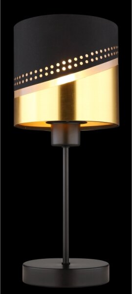 Globo 54046T - Lampada da tavolo OR 1xE27/40W/230V diametro 16 cm nero/oro