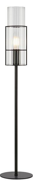 Markslöjd 108556 - Lampada da tavolo TUBO 1xE14/40W/230V 65 cm nero/clear