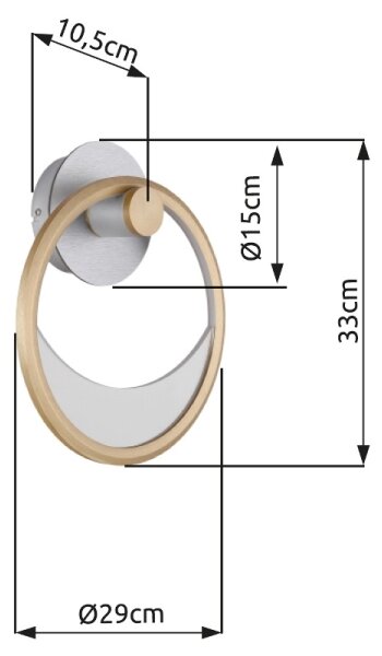 Globo 67333-16W - Applique a LED UMBRA LED/16W/230V