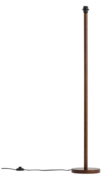 Lampada da terra Japandi in legno di noce senza paralume 133 cm - Mels