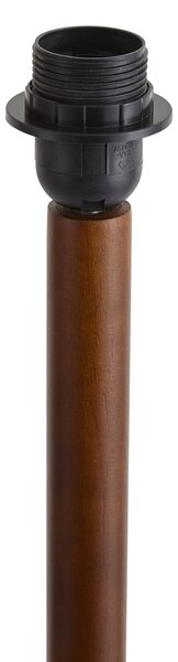 Lampada da terra Japandi in legno di noce senza paralume 133 cm - Mels