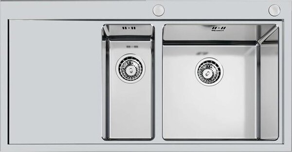 Foster Master 100.1,5V.FT Lavello ad incasso Rettangolare Acciaio inox
