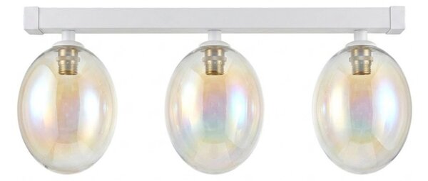 Plafoniera moderna illuminando uva g9 led pl uva 72+3xve uva metallo vetro - Illuminando