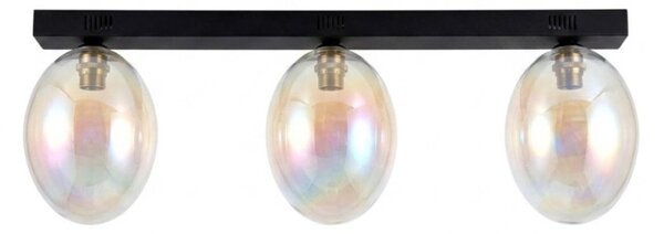 Plafoniera moderna illuminando uva g9 led pl uva 72+3xve uva metallo vetro - Illuminando
