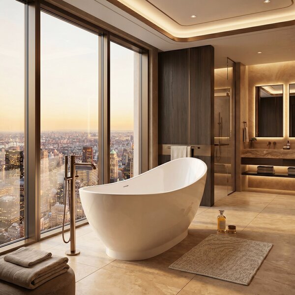 Vasca da bagno freestanding Rea Sorento 180