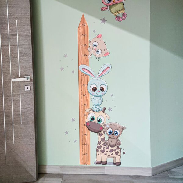 Metro per bambini 150 cm con animaletti CUTE2