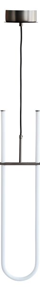 Lampada a sospensione 101 COPENHAGEN, Curve, dimmerabile, Bianco, Soggiorno, Alluminio, Design