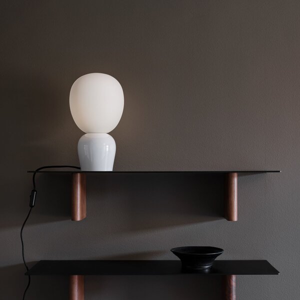 Lampade da tavolo Belid, Buddy, Bianco, Soggiorno, Vetro, Design
