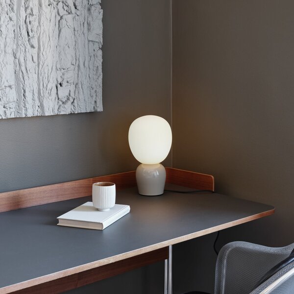 Lampade da tavolo Belid, Buddy, Grigio, Soggiorno, Vetro, Design